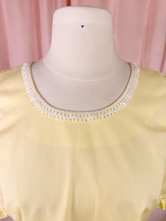 Vintage 1960s Yellow Blouse - image 8