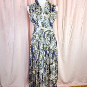 ヴィンテージ 1940年代 50年代 花柄ドレス Sサイズ ウエスト26