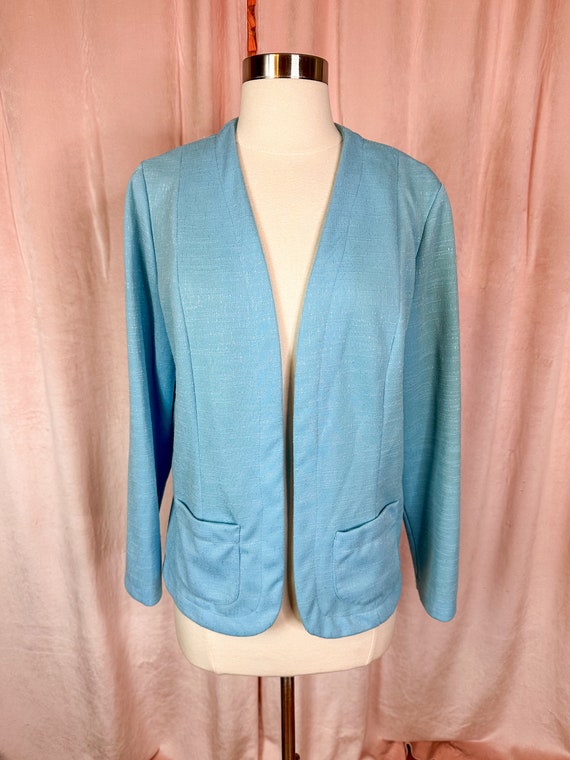 Vintage 1960s 70s Blue Jacket