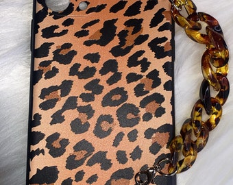 Cheetah Hand Chain IPhone Case