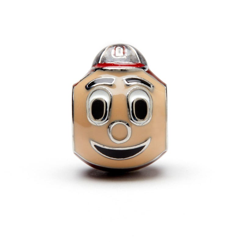 Stone Armory Officially Licensed Ohio State Bracelet – Brutus Buckeye Charm Bracelet – OSU Jewelry and Gifts for Fans and Alumni image 2