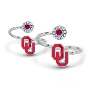 Gift Set-Oklahoma Sooners One for You and One for Me Rings | The University of Oklahoma Ring | Oklahoma Sooners Jewelry | OU Sooners Ring