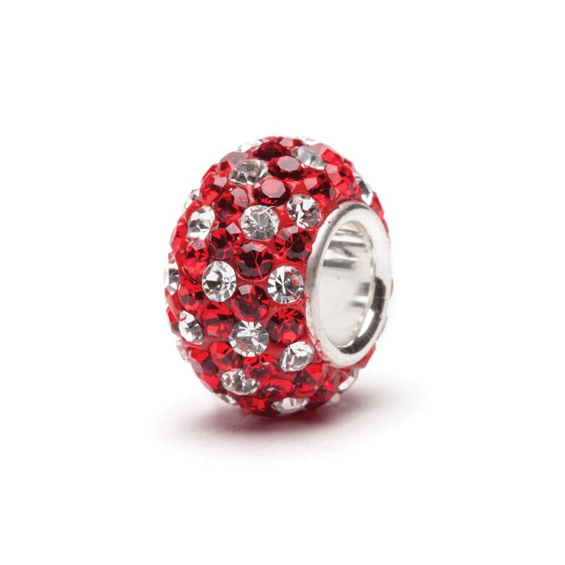 White and Black Football Helmet Charm Pendant Necklace OSU Red