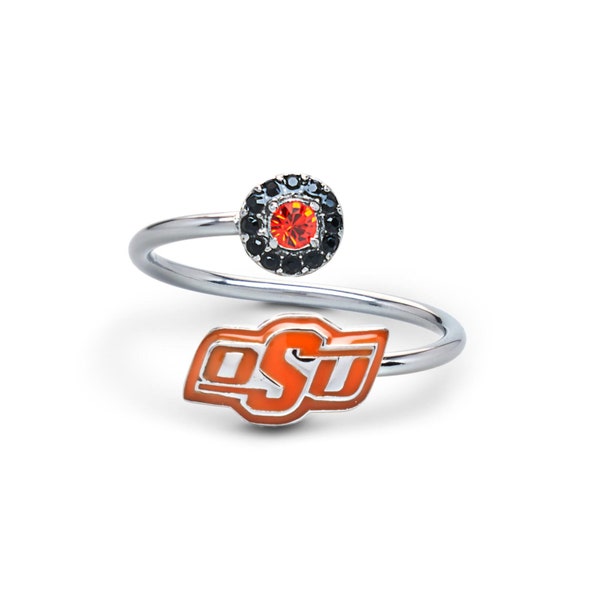 Stone Armory Oklahoma State University Ring | Oklahoma State Cowboys Jewelry | Adjustable  Ring | Perfect OSU Cowboy Gift