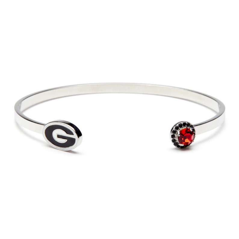 UGA Jewelry Georgia Bulldogs Ring Georgia Bulldogs Bracelet Gift Set-Love Georgia Ring and Bangle University of Georgia jewelry