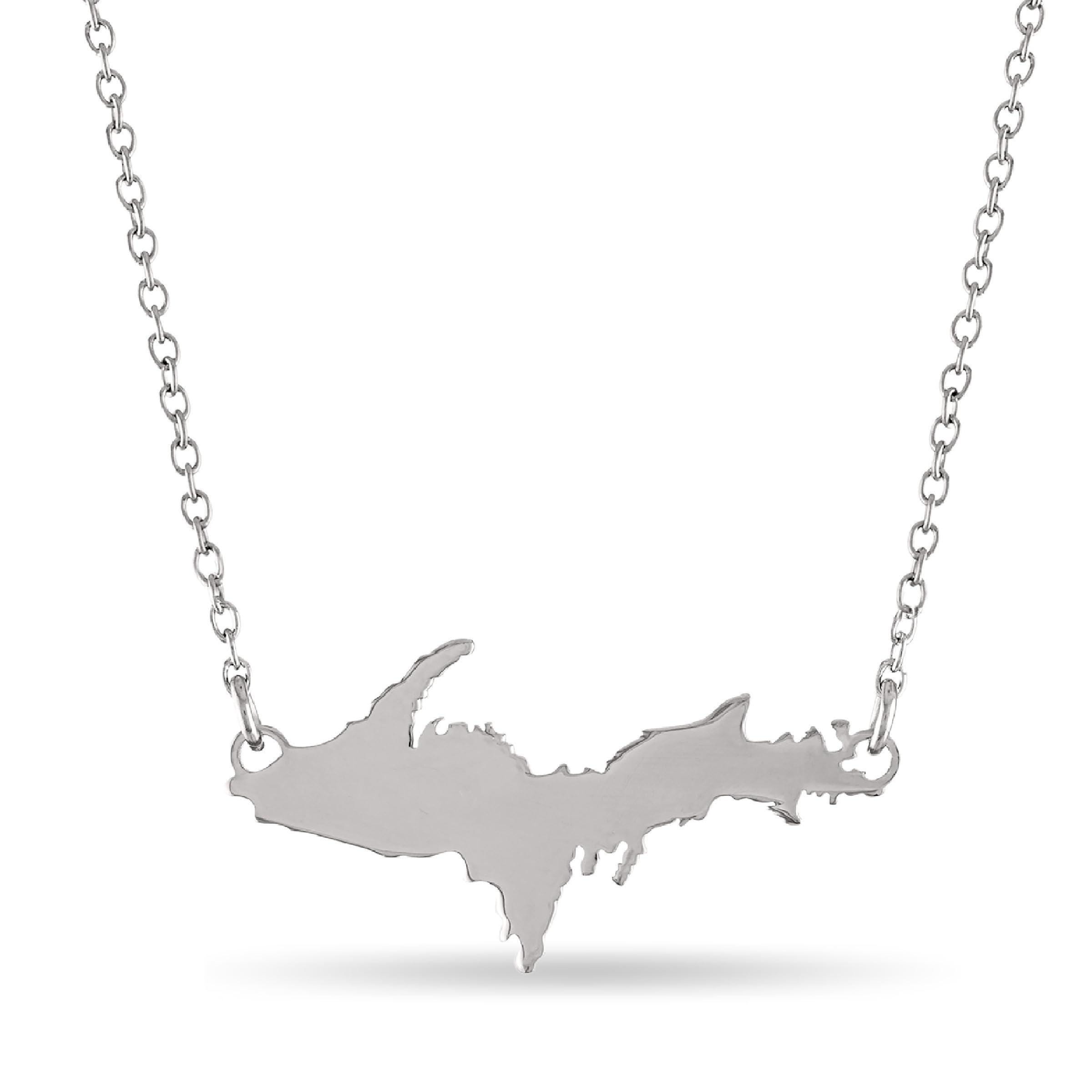 34 Discover Unique Map-Themed Jewelry for Your Next Adventure 4 Stone Armory Officially Licensed Upper Peninsula Necklace -…