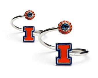 Gift Set- Illinois One for You and One for Me Rings  | Fighting Illini Ring | Illinois Jewelry | University of Illinois Ring