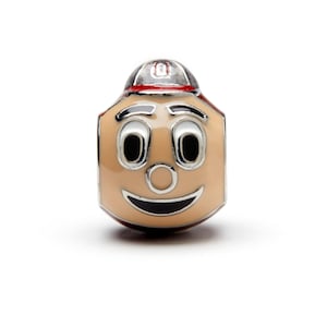 Stone Armory Ohio State Bead Charm | Ohio State Buckeyes Jewelry |  Brutus Charm | Perfect OSU Gift
