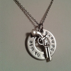 I Aim to Misbehave Necklace