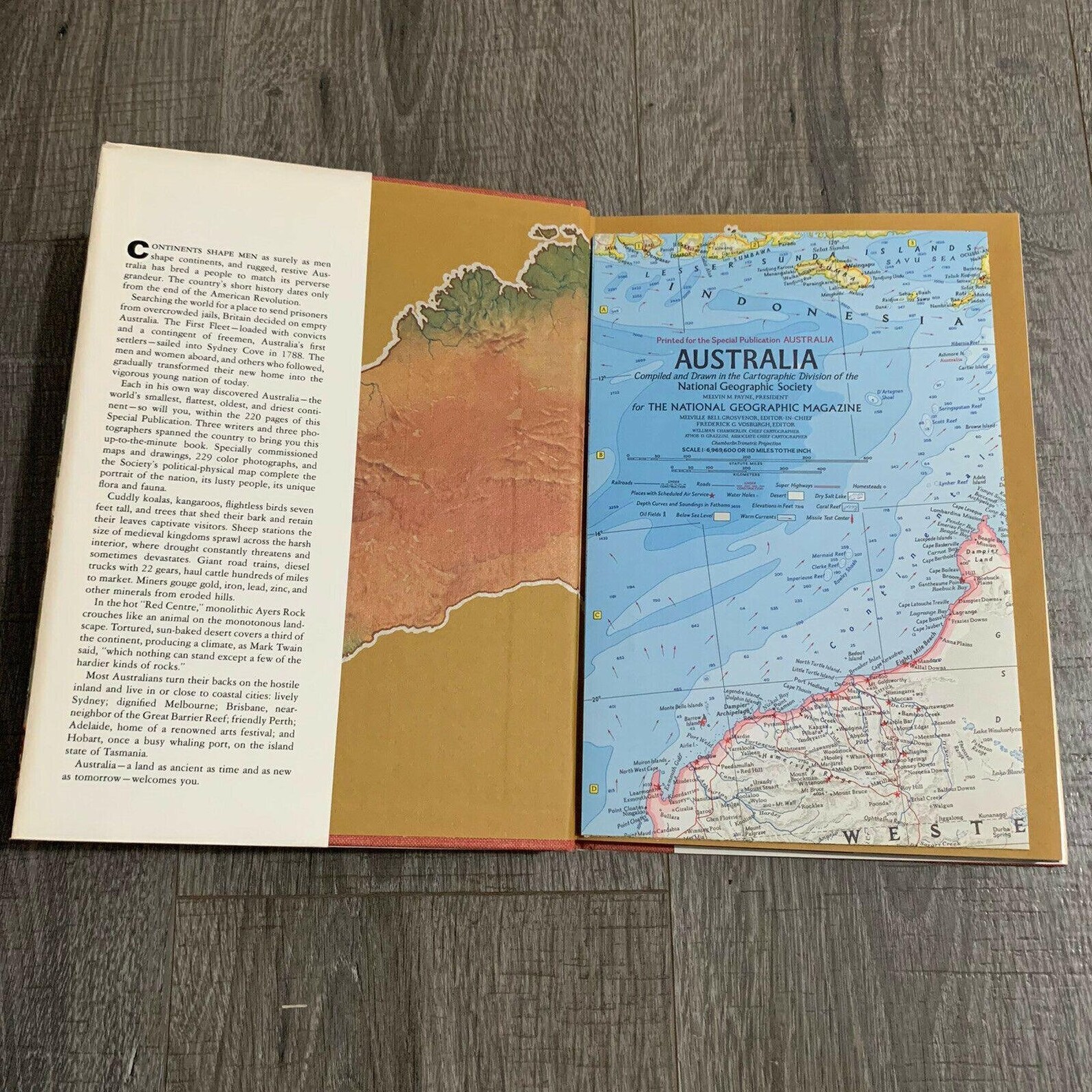 Australia National Geographic Society 1968 HC Nat Geo Book Etsy