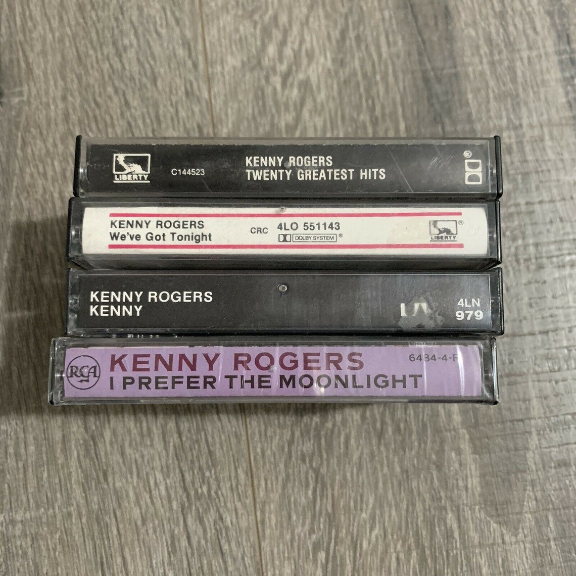 Kenny Rogers Cassette Lot Of 4 We Ve Got Tonight I Prefer Etsy