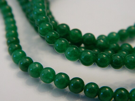 PCS pierres précieuses Bijoux Making Crafts New Jade Perles rondes 6 mm vert pâle 60