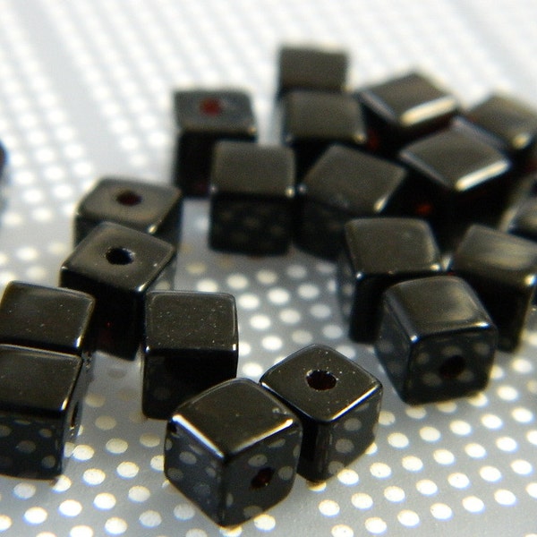 Square Glass Beads Etsy