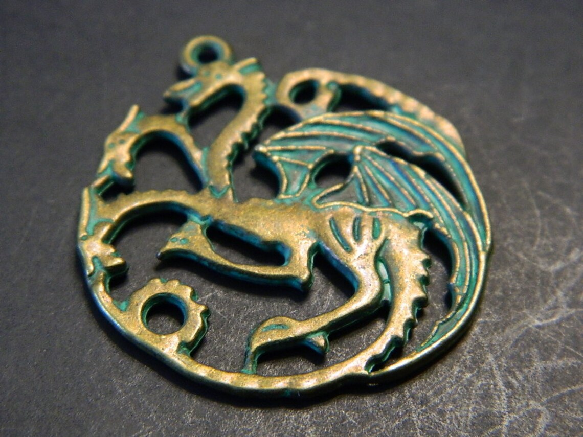 35MM envejecido metal verde metal bronce verde pátina juego de | Etsy