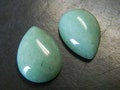 25x18MM Basic Drop Natural Green Aventurine Cabochon - Teardrop Shaped Gemstone Cabochons - Basic Drop Stone Cabs PC75