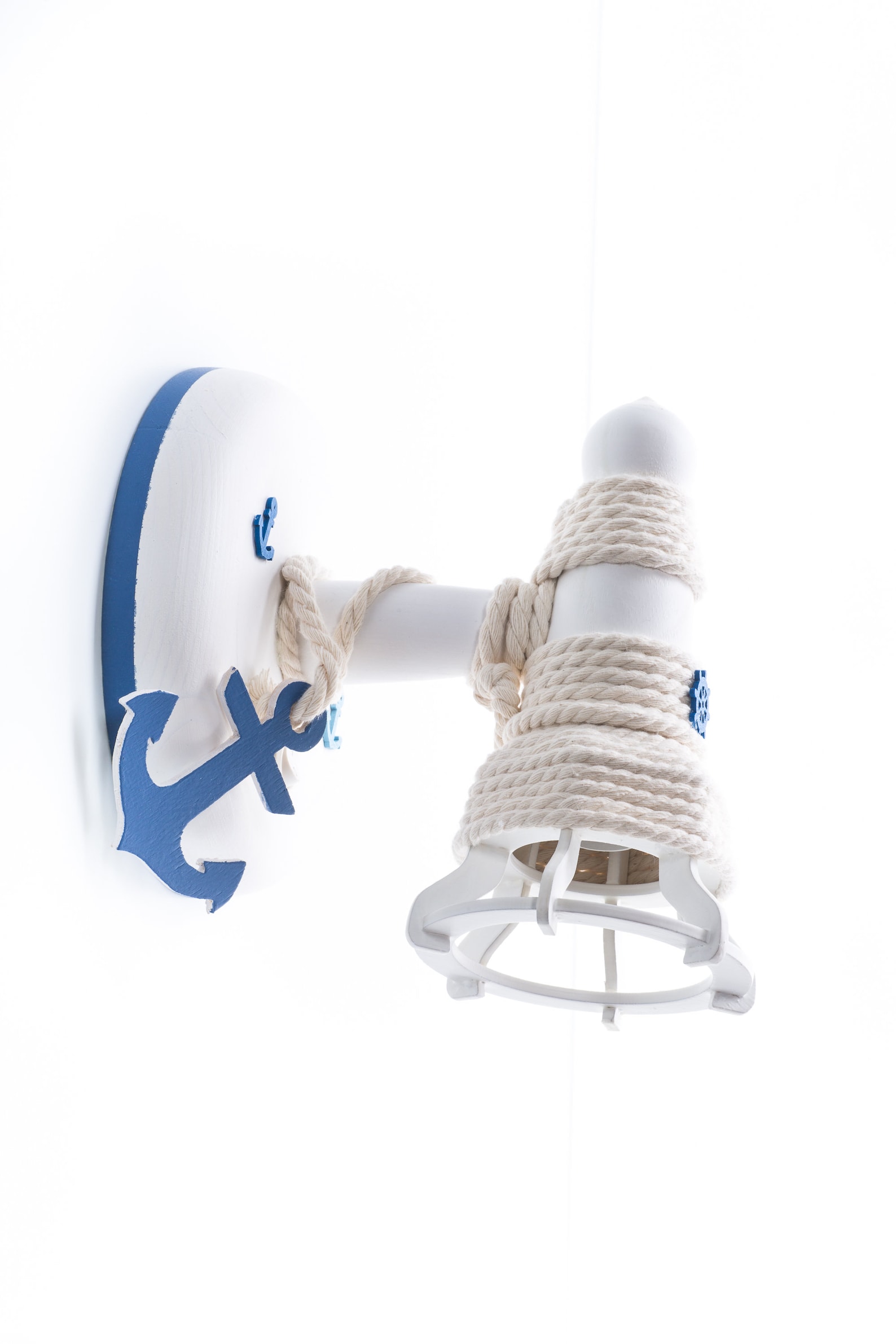 Wooden Wall Sconce in Nautical Style for 1 Light Bulb Etsy