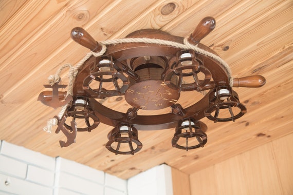 Children Chandelier Wooden Chandeliers Nautical Chandelier Etsy