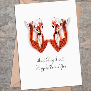 novia lesbiana, quilling de papel, tarjeta quilled, tarjeta de felicitación, regalo de lesbianas, tarjeta de vacaciones personalizada, tarjeta de felicitación personalizada