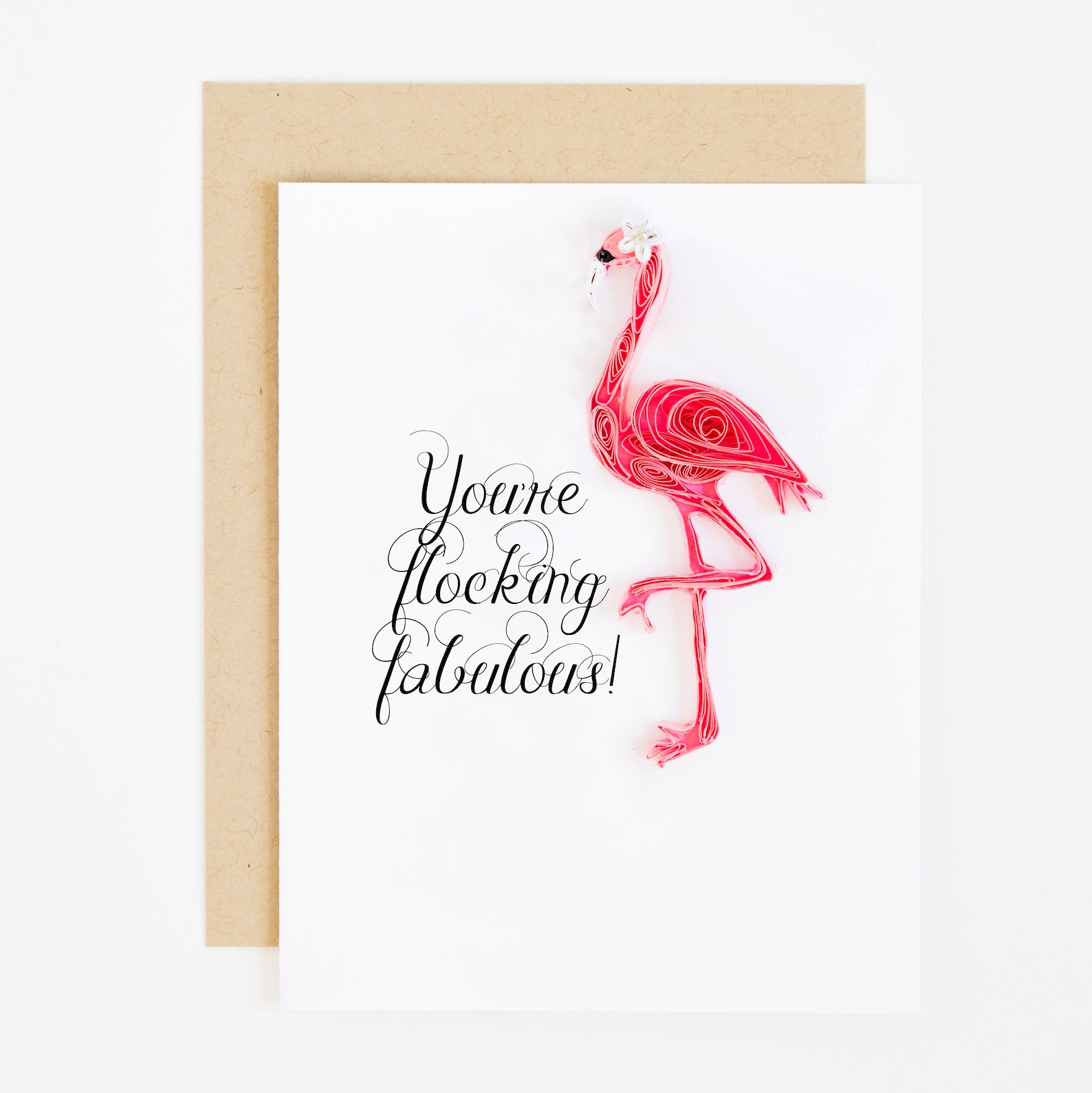 Flamingo Geburtstagskarte, alles Gute zum Geburtstag Wünsche für