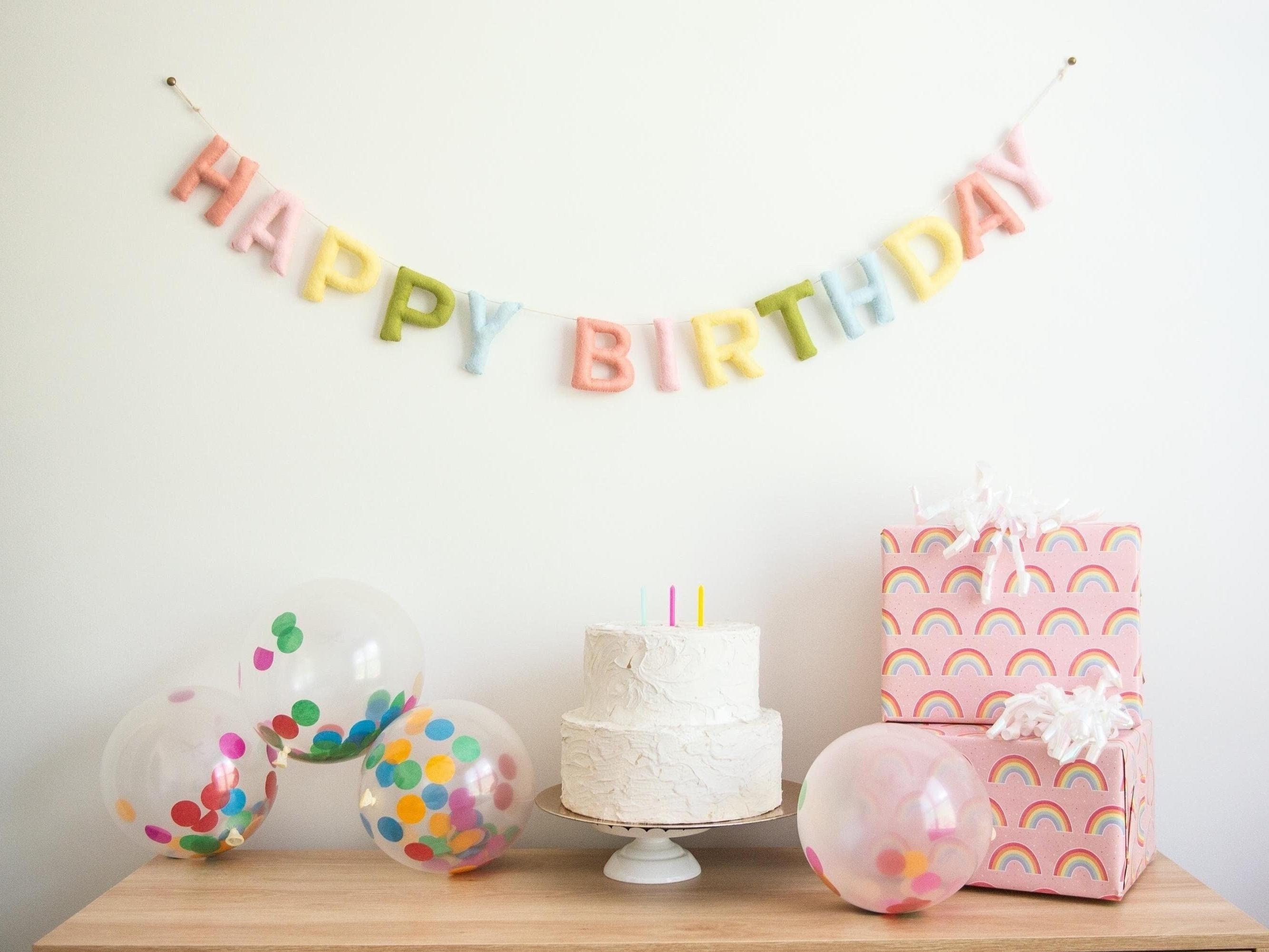 Aazon.co: Boho Felt Happy Birthday Banner, Boheian Birthday Party Decorations,Natural Aazon.co: Boho Felt Happy Birthday Banner, Boheian Birthday Party Decorations,Natural