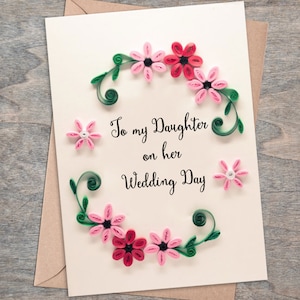 A mia figlia il giorno del suo matrimonio, regalo di nozze, regalo per madre figlia, madre della sposa