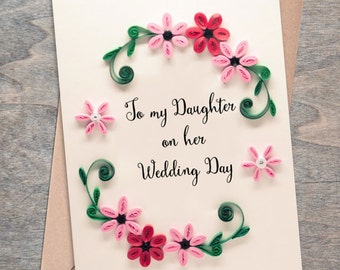 To My Daughter On Her Wedding Day - Wedding Gift - Mother Daughter Gift - Mother of The Bride