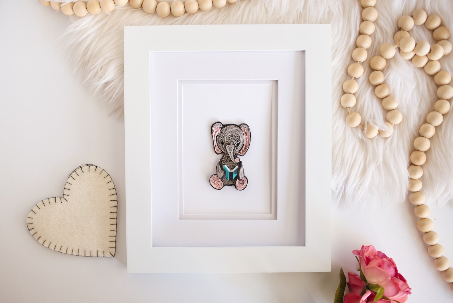 Elephant Nursery Art, Baby Elephant Decor, Boy Nursery Decor, Baby Girl ...