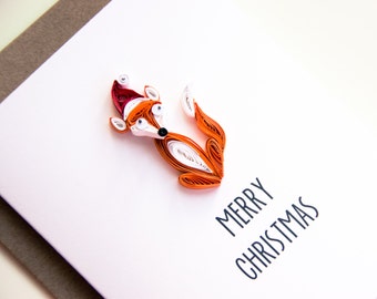 fox christmas card, cool christmas card, funny christmas card, cute christmas cards, best christmas cards, homemade, christmas cards