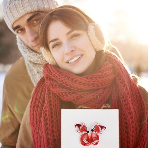 someone special christmas card, cute christmas cards for boyfriend, cuddle christmas greeting for someone special, love christmas cards image 2