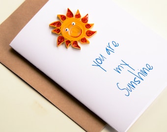 Anniversary Card  For Him - You are my Sunshine Card - Happy Anniversary Card - Card for Husband