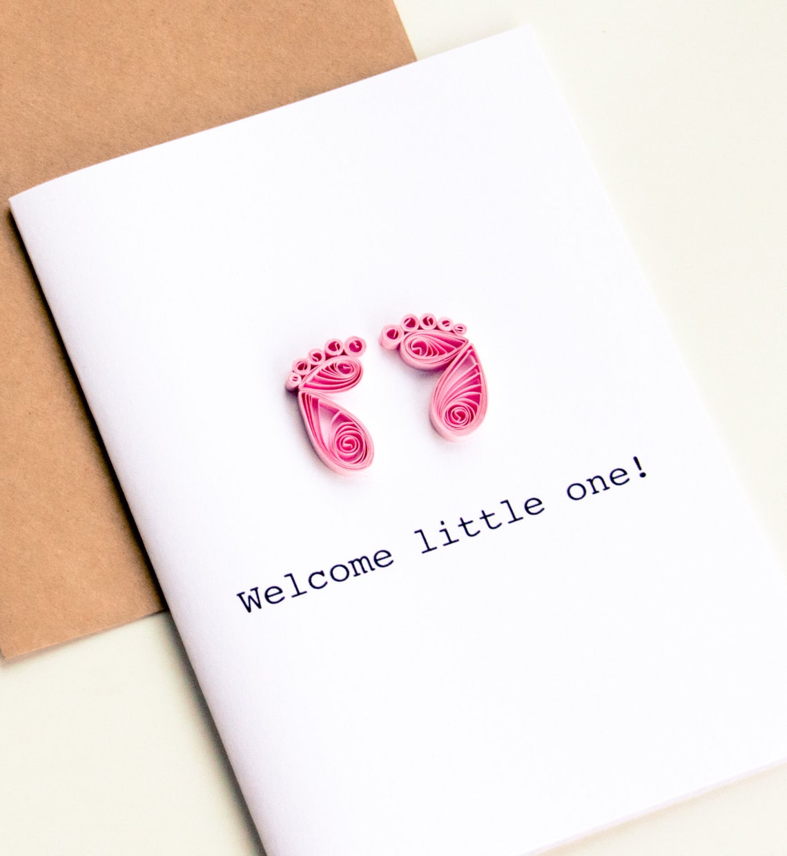 Baby Card New Baby Card Girl Baby Card Etsy