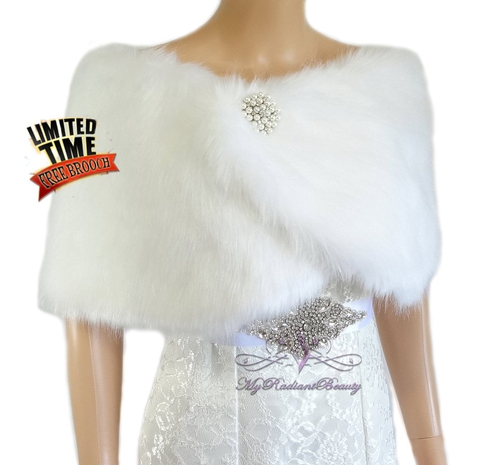 princess polly baby blue dress Nana Jacqueline | Natalia Fur Dress (White) | Women's White Midi dresses main image 0