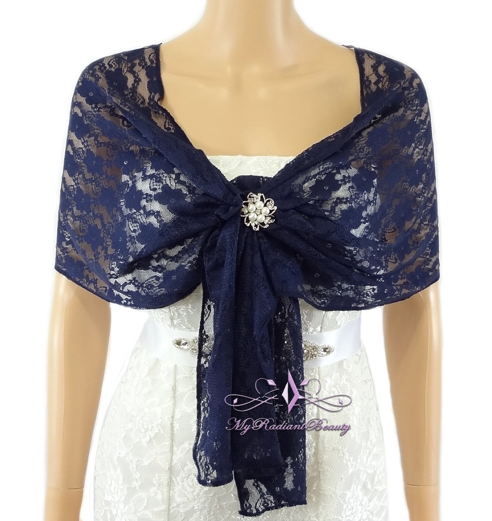 Navy Evening Wrap Etsy UK