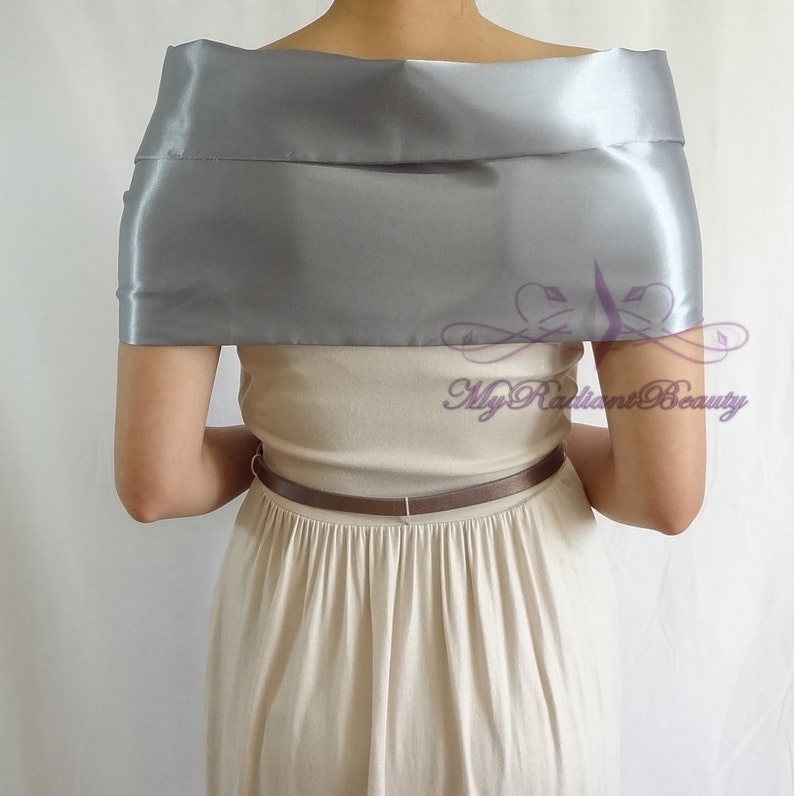 grey stole wrap