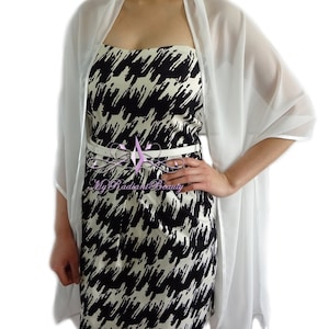 champagne chiffon shawl