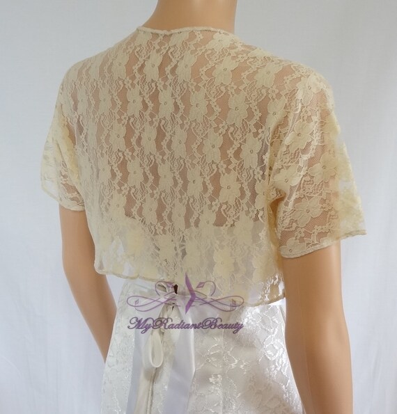 champagne lace jacket
