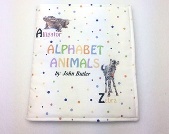 Alphabet Animals ABC Book - Quiet book for baby