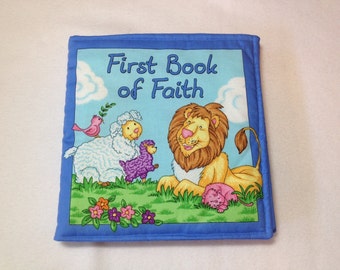 First Book of Faith, soft book, fabric book, cloth book, children soft book, baby fabric book, kids toy, childs book