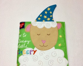 Baby book, Quiet book, Soft Cloth Book for Baby, Bedtime Book, Go to Sleep book