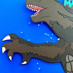 Godzilla birthday, godzilla party, godzilla party decor, godzilla balloons, gozilla party prop godzilla backdrop, godzilla centerpiece,