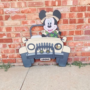 mickey safari birthday party, mickey safari party decor, mickey safari decorations, mickey safari party prop, safari party, safari theme