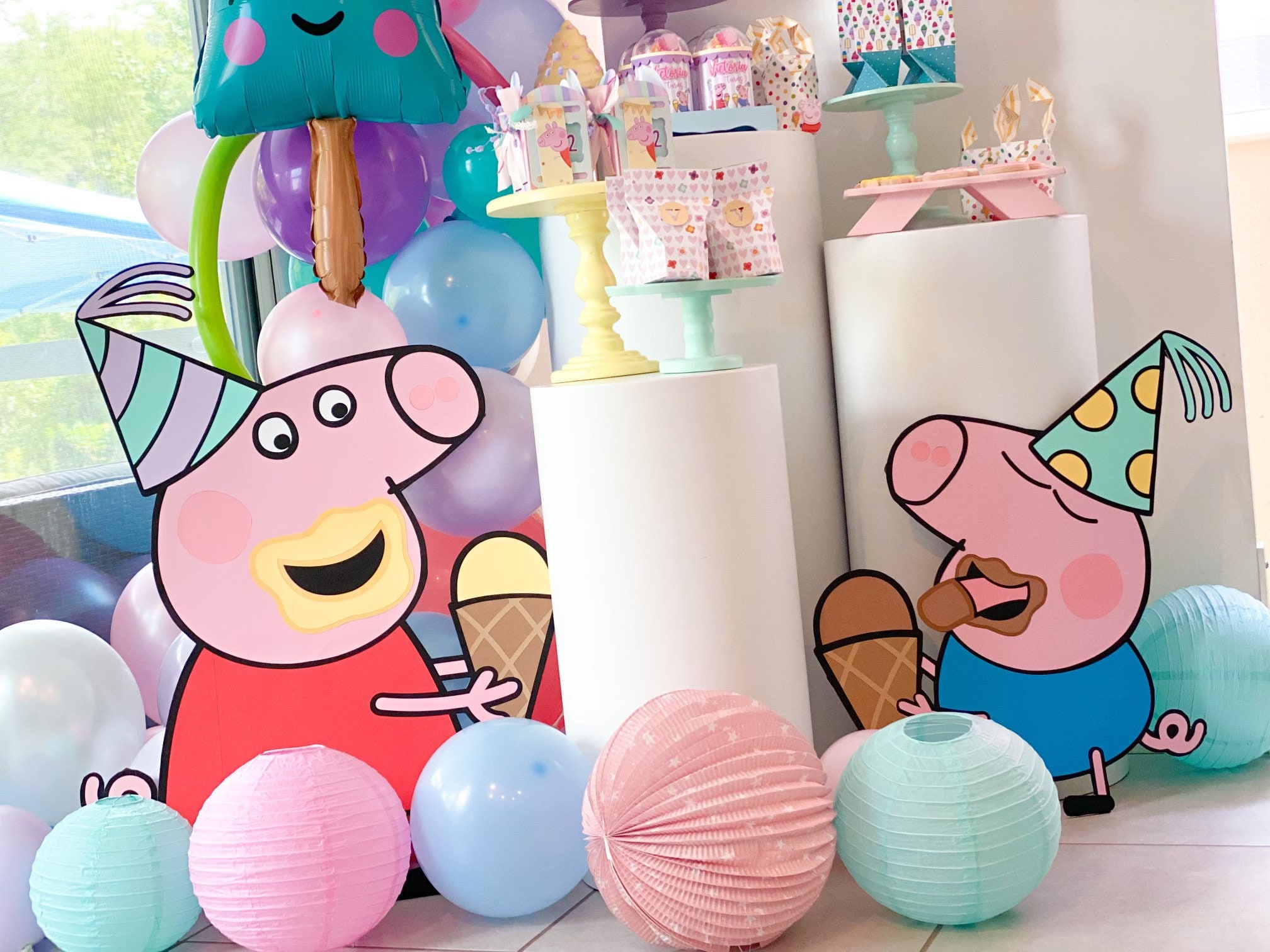 Peppa Pig Birthday Party Peppa Pig Party Supplies Peppa Pig Etsy Canada