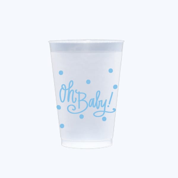 Oh Baby! - Blue | Frost Flex Cups (Qty 10)