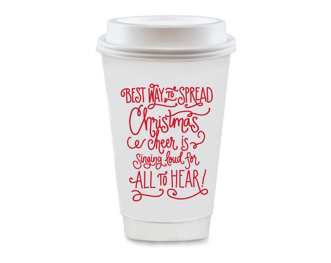 To-Go Coffee Cups | Christmas Cheer