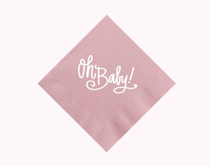 Oh Baby! - Pink | Napkins (Qty 25)