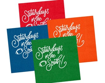 Sábados en el Sur - SERVILLETAS VASOS (Todos)