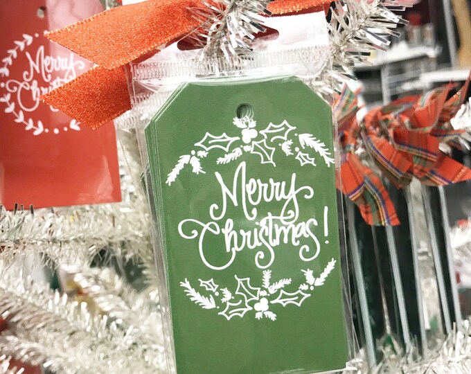 Gift Tags | Christmas Greenery (Moss)