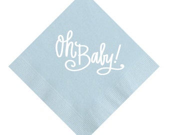 Oh Baby! - Blue | Napkins (Qty 25)