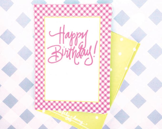 Gift Tags | Gingham Birthday (Qty 10)