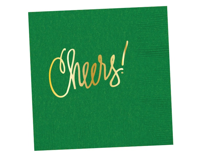 Napkins | Cheers - Kelly Green (in stock)